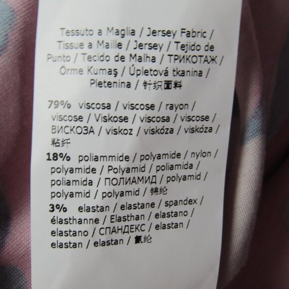 Max Mara Weekend Magenta Butterfly Wrap Dress Womens Size S Pockets V Neck Tie - Picture 10 of 12